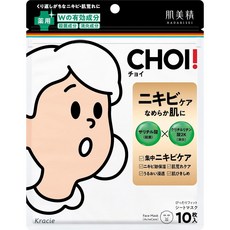 일본 CHOI 마스크팩 시트마스크 아크네케어 10매입, 3개