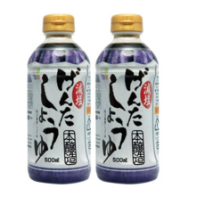 겐타 저염 간장 겐타 안심간장 500ml, 2개