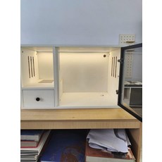 고양이 원목화장실 특대형 대형 화장실원목 사막화방지 우드 배변통 화장실, 중형 - 순백색, 1개