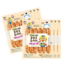 목우촌 뽀로로 프랑크 소시지 130g x3 6개, 390g