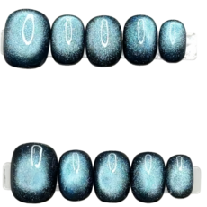 ins 그린 미어러 자석젤 수제 네일팁 NT0072, 1개, M