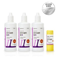 바이오클렌 엘원(1)+엘투(3) 렌즈 세척액, 120ml, 1세트