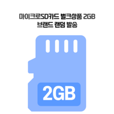 저용량 마이크로SD카드 벌크상품 2GB 브랜드 랜덤 발송 빈티지 디카 호환, 1개