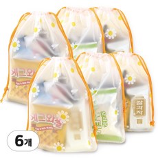 단체선물 과자꾸러미 간식구디백 개별포장간식 과자 선물, 6개, 10종