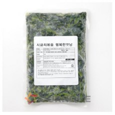 아워홈 시금치볶음, 1개, 1kg