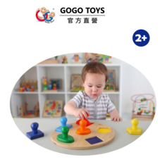 GOGO TOYS #20438 幾何形狀配對組, 彩色, 1套