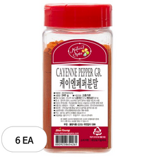 내츄럴스파이스 케이앤페퍼분말, 240g, 6개