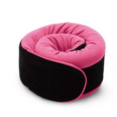 Greysa 格蕾莎 旅行頸枕 獨特結構設計 舒適支撐, 小芭比粉