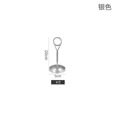 不鏽鋼立式名片夾 標籤牌夾, 1個