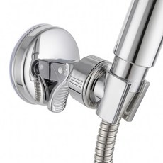 비코아 초강력 진공 흡착식 샤워기 거치대 반려동물 아이 목욕, 메탈릭크롬