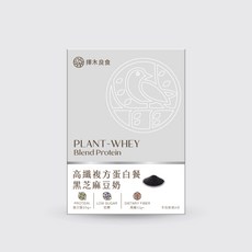 擇木良食 高纖複合蛋白餐 黑芝麻豆奶, 240g, 1個