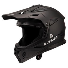 LS2 Helmets Gate II 풀 페이스 MX 오토바이 헬멧매트 블랙 - 3XL 185184, 라지, 매트 블랙