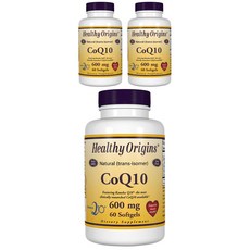 Healthy Origins 輔酶Q10軟膠囊 600mg, 60顆, 3罐