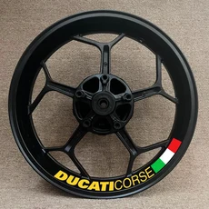 호환 Dukadi 휠 허브 스티커 수정 내부 링 방수 V2/V4/Great Demon King/821/959/939에 적용 가능, 15 DUCATI CORSE