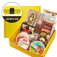 와인 안주 플래터 선물세트 3호(8종) 고급치즈 4종/벌집꿀/크래커/하몽슬라이스/대추야자, 1개, 1.3kg