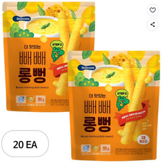 베베쿡 더 맛있는 빼빼롱뻥, 구운옥수수, 40g, 20개