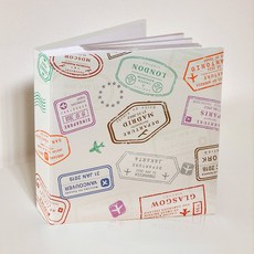 애플민트 프리미엄 초음파 성장 사진 포켓 다이어리 포토 앨범 200매, 5.여행라벨