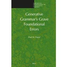 (英文圖書)Generative Grammar's Grave Foundational Errors 精裝版, Brill, 英文