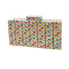 에듀플레이 종이벽돌블록 중형 50p, 멀티색, 10세트