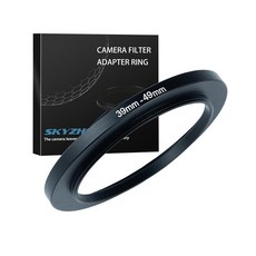 28mm ~ 49mm 스텝업 링 필터 어댑터 금속 링 스텝업 링 어댑터 필터 모든 49mm UV CPL ND 렌즈 후드 스레드 렌즈 요법(28mm ~ 49mm)과 호환, 39mm ~ 49mm