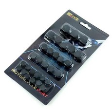 오토바이 스크류 캡 커버 모터 스쿠터 너트 볼트 장식 개조, 1개, 6. Black