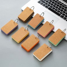 문구용품 사무용품 단어장 크라프트지 영어단어장 암기 메모 영어 단어 암기 카드 미니노트 수첩 KK359, 1.핑크