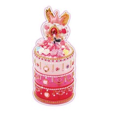 啓貝工坊 葉羅麗兒童DIY仙境微景觀場景玩具，創意女孩玩具材料，熱賣推薦, 300201旋轉飾品盒-羅麗, 1個