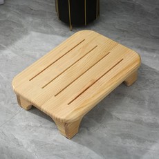 디딤판 높이 키높이 키높이발판 싱크대발판, 파인우드 32x15 투명 래커