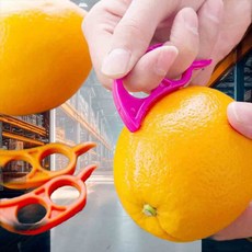 오렌지 필러 나이프 키친툴 자몽커터 과일조각기 다용도칼 주방소품 피크닉용품, 색상랜덤