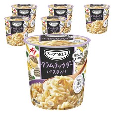 AJINOMOTO 味之素 義式濃湯杯麵 蛤蜊風味, 37.5g, 6入