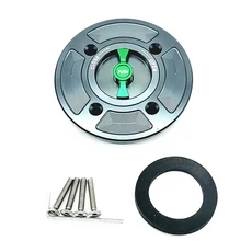 호환 가와사키 Z400 용 CNC 연료 탱크 캡 커버 2019-2020 Z650 Z900 2017-2019 Ninja 650 2017-2019 NINA40