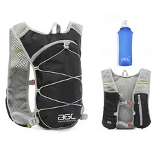 GGL 트레일 러닝백 러닝조끼 등산 조끼 런닝 베스트, 블랙