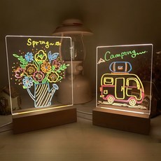 투인원키트02 2인1조세트 USB10cm 컬러마카펜 아크릴 무드등 만들기 공예체험재료 체험키트 취미 DIY 특별선물 아동센터 돌봄교실 엄마표놀이 집콕놀이, 투인원키트 02