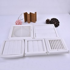 森林優選 通風格柵塑料管道通風孔罩 昆蟲篩網, 4 英寸 隨機樣式, 1個