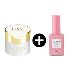 캣워크 베이스젤 클리어젤 통젤 젤네일 재료 1+1, 오버레이젤, 멀티클리어젤, 40g