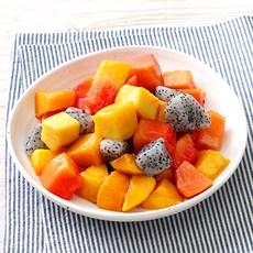 냉동 열대과일믹스(망고.파파야.용과), 1개, 1kg