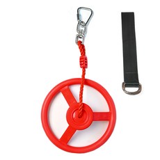 실내 밧줄 레크리에이션 사다리 로프 매달리기 야외 클라이밍, 1개, 빨간색 방향제삼각 클립45cm 연결 밴드