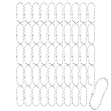 칼라군번줄 WDS, 50개, 화이트