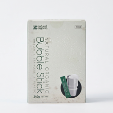 네츄럴오가닉 버블스틱 텀블러 세척 세제 20p, 240g, 3개