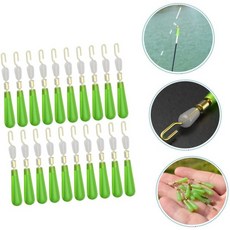 유동찌고무 회전 교체형 실리콘 민물낚시 채비 10개입, 1개