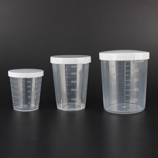 플라스틱 계량컵 눈금 비커 투명 액체 가루 화장품 소분 도구 포포라운지, 1개, 20ml, 일반