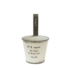 베스티스트 레트로 철제 걸이식 화분, 1개, 화이트3개