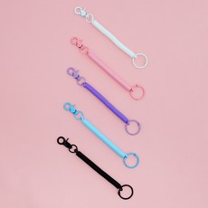 ver.3 다기능 스프링 집게줄 간호사 가위 걸이 가위줄 널스포켓 주머니 간호사용품, 화이트, 1개