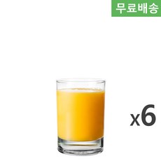6p BOX 오션글라스 산마리노 주스 락글라스 175ml B00406 주스컵, 6개, 투명