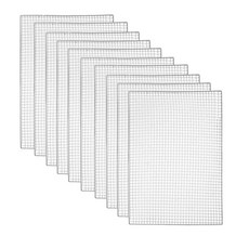 일회용 사각 태망석쇠 (중) 고기망 불판 10개입, 10개, 사각태망(중)430x340mm