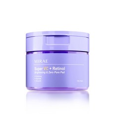 MIRAE 未來美 超級A C煥膚亮白棉片，溫和代謝角質，改善膚色不均，重現肌膚光澤, 4個, 50片