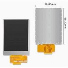 정전식 터치 스크린 IPS 3.5 인치 37PIN HD TFT LCD RGB565 ST7796 8P GT911 IC 320(RGB)* 480 MCU 16, Screen No Touch