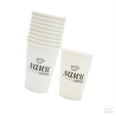 일회용 종이컵 커피컵 380ml 10개입 커피일회용컵