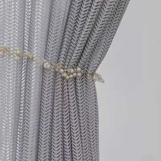 높은 품질 화이트 Tulle 깎아 지른 창 커튼 거실 침실 현대 Tulle Voile 코튼 원사 커튼 패브릭 커튼