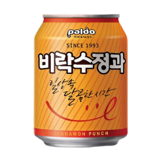 비락 수정과 238ml, 6개